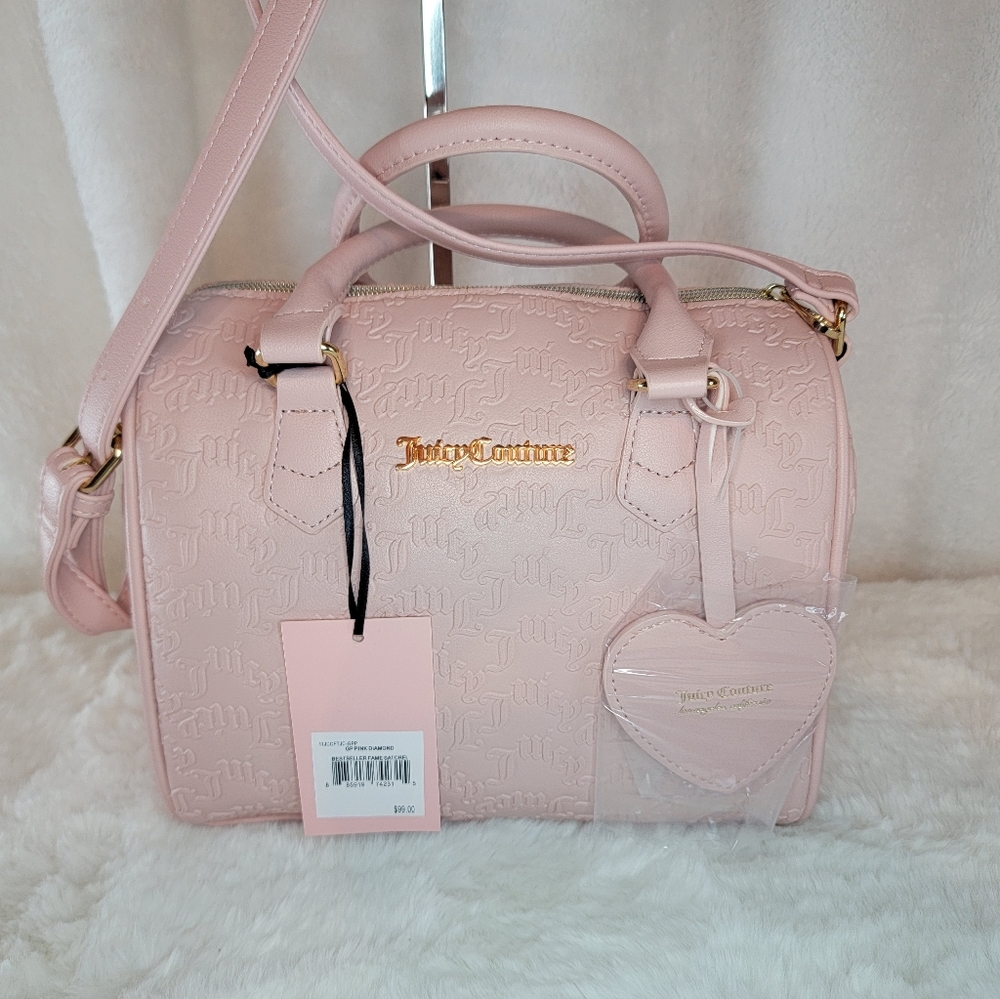 Juicy Couture GP Pink Diamond Bestseller Fame Satchel
